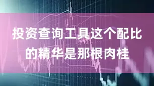 投资查询工具这个配比的精华是那根肉桂